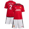 Maillot de Supporter Manchester United Lindelof 2 Domicile 2023-24 Pour Enfant